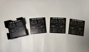 Mazda MX-5 / Miata Blueprint Ceramic Coaster Set – NA NB NC ND – Set of 4 with Holder