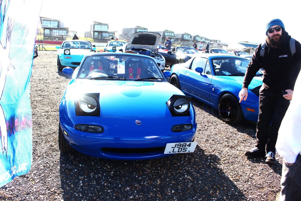 Headlight Covers MX-5 Miata Eunos NA MK1 Angry Eyes