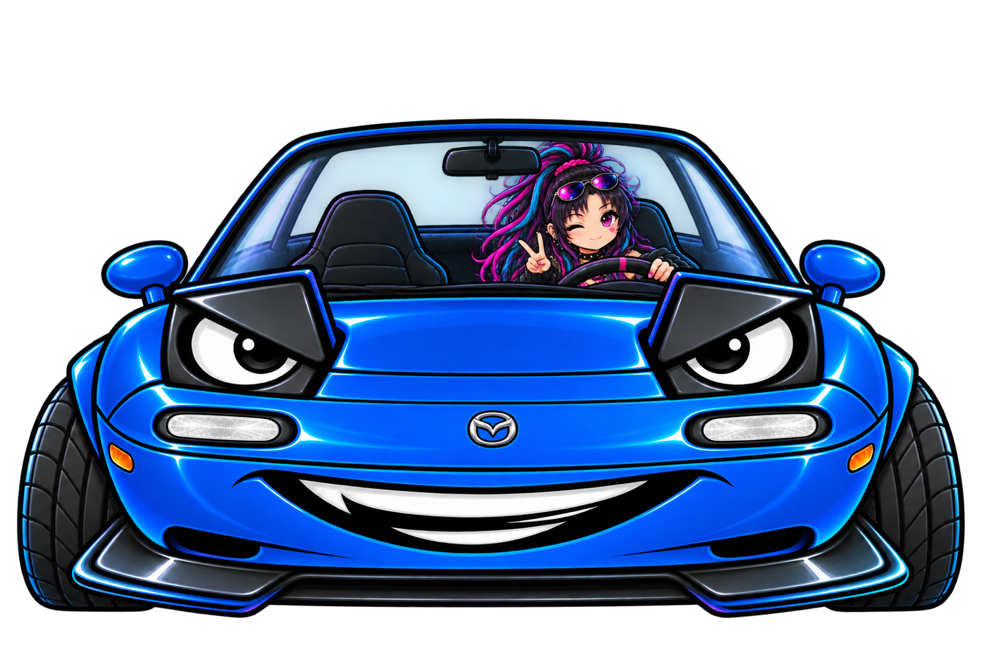 Blue JS-ID Mazda MX-5