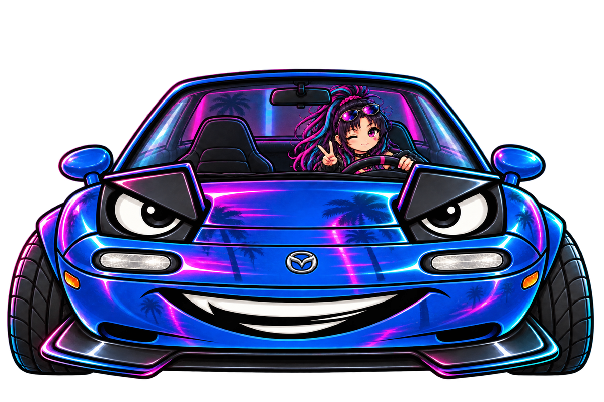 Blue JS-ID Mazda MX-5